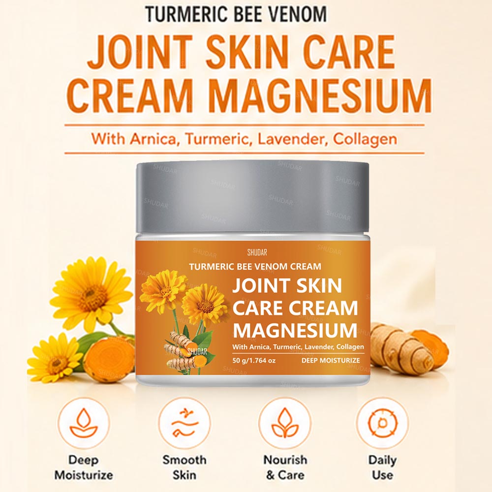 50g TURMERIC JOINT SKIN CARE CREAM, Moisturizing, Collagen, Skin More Hydrated, Delicate, And Smooth